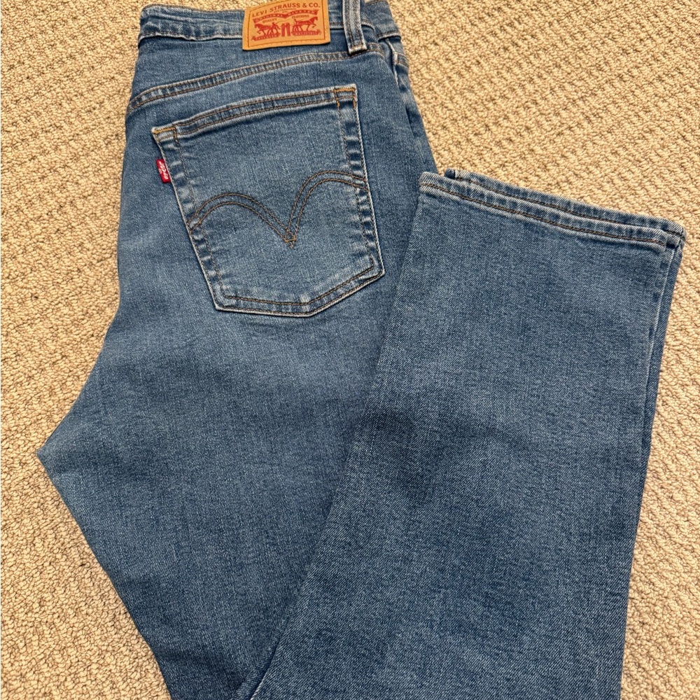 Levi's Wedgie Straight Jeans Button Fly